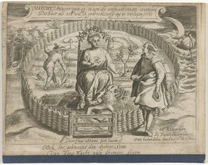 Titelblatt des Pamphlets: Maechts Antwort gegen, auf, und an, die Ansprache einer Kurtisane / Die sie als ein falsches Geschöpf, Zungenärger zu verleiten suchte, 1617