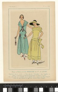 Très Parisien, 1923, Nr. 2: Stoffe und Bänder von A. PRÉVOST & Cie. aus LYON