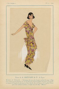 Très Parisien, 1923, Nr. 3: Stoffe von A. PRÉVOST...Bänder von Grenade. von Anonymous