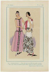 Sehr Pariserisch, 1923, Nr. 5: 15.- ARMENONVILLE. - 1. Ein Abendkleid...