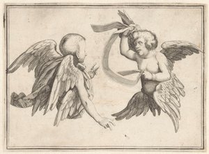 Zwei Cherubinen von Anonymous