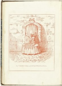 Vater Zeit vor dem Tor zur Zukunft, 1795 (Il Tempo ossia lo Sviluppo Politico) (Hollandia Regenerata)
