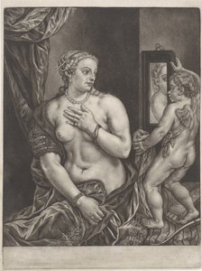 Venus und Amor mit einem Spiegel