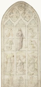 Vidimus für ein Glasfenster mit der Himmelfahrt Christi