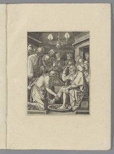 Fußwaschung des Petrus von Anonymous