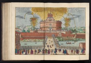 Feuerwerk auf der Engelsburg von Anonymous