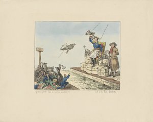 Willem I vertreibt die Jesuiten aus dem Land, 1829 von Anonymous