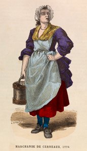 Ein Nussverkäufer im Jahr 1774 (Walnüsse) von Anonymous Anonymous