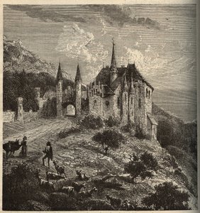 Schloss Montet - Vandoeuvre-les-Nancy - Lothringen - Gravur in „PATRIE“ - Beschreibung der malerischen Frankreich in 6 Bänden von Lucien Huard - Ende des 19. Jahrhunderts von Anonymous Anonymous