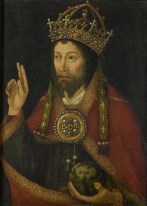 Christus als Salvator Mundi, ca. 1500 von Anonymous Anonymous