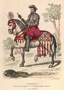 Reiterporträt von König Franz I. (1494 - 1547) - Reiterporträt von Franz I., König von Frankreich (1494 - 1547) - Private Sammlung von Anonymous Anonymous