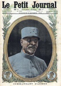 Erster Weltkrieg 1914-1918. Porträt von General Joseph Alfred Micheler (1861-1931). In „Le Petit Journal“, am 8.10.1916 von Anonymous Anonymous
