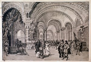 Erstaufführung von Otello, Oper von Giuseppe Verdi im Teatro alla Scala von Anonymous Anonymous