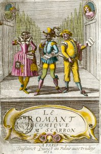 Frontispiz von „Der komische Roman“ von Paul Scarron von Anonymous Anonymous