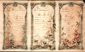 Gott beschütze dich. Gebete. Andachtsbild. Postkarte. Anfang des 20. Jahrhunderts. Private Sammlung von Anonymous Anonymous