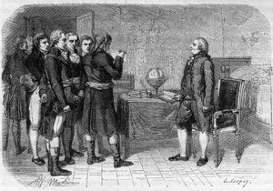 Ludwig XVI., König von Frankreich, erhält sein Todesurteil, Le Temple von Anonymous Anonymous