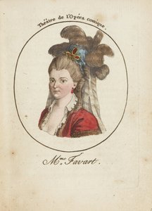 Madame Justine Favart von Anonymous Anonymous