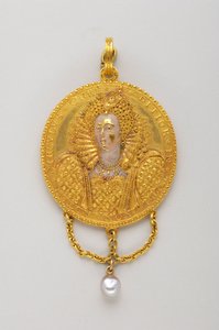 Medaille von 1589 zu Ehren von Königin Elisabeth I.
