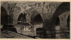 Menilamount-Reservoir - Paris - 1890 - Gravur 1890 von Anonymous Anonymous