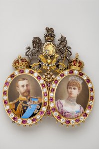 Miniaturen von König Georg V. und Königin Mary (1925-1950)