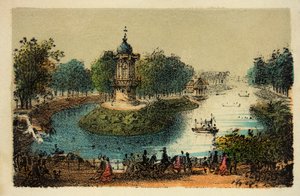 Paris 1874: Der Bois de Boulogne von Anonymous Anonymous