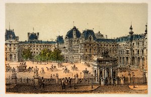 Paris 1874: Der neue Louvre. Private Sammlung von Anonymous Anonymous