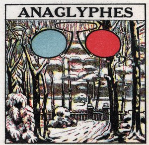 Fotografie: Ein Anaglyph ist ein Bild, das mit zweifarbigen Brillen in Relief gesehen wird. Anonyme Illustration von 1925. Private Sammlung. von Anonymous Anonymous