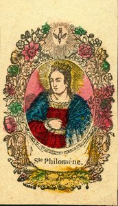 Andachtsbild: St. Philomena (Epinal-Druck)
