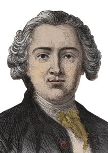 Porträtgravur von Claude Adrien Helvétius (1715-1771) englischer Philosoph von Anonymous Anonymous
