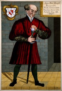 Porträt von Philippus Aureolus Paracelsus