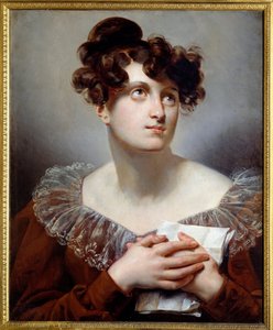 Porträt von Anne Francoise Boutet genannt Mademoiselle Mars (1779-1847) französische Schauspielerin von Anonymous Anonymous