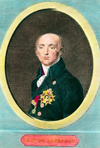 Porträt von Etienne de La Ville, Graf De Lacepede, französischer Naturforscher. Anonyme Gravur von Anonymous Anonymous