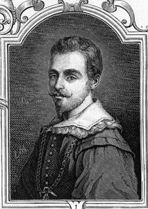 Porträt von Giulio Cesare Procaccini (1574-1625), italienischer Maler. (the galleries of Europe - Italy)