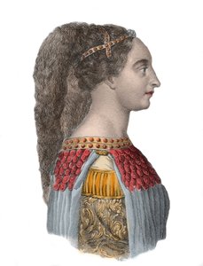 Porträt von Isotta degli Atti - Italienische Renaissancefrau - 1433-1474 von Anonymous Anonymous