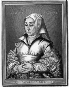 Porträt von Katharina von Bora von Anonymous Anonymous