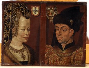 Porträt von Philipp dem Guten und Isabella von Portugal, um 1550
