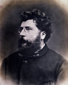 Porträt des englischen Komponisten Georges Bizet (s/w Foto)