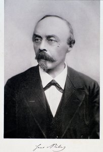 Porträt des deutschen Dirigenten und Pianisten Hans von Bülow (s/w Foto) von Anonymous Anonymous