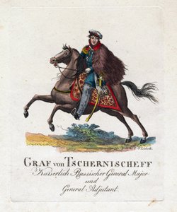 Porträt von Graf Alexander Iwanowitsch Tschernyschow (1786-1857)