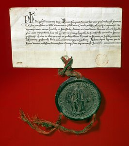 Majestätssiegel von König Philipp IV. von Frankreich, genannt Philipp der Schöne