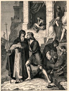 Die Erlösung der Gefangenen durch die Trinitarier: der Orden der Heiligsten Dreifaltigkeit zur Erlösung der Gefangenen, bekannt als der Orden der Trinitarier oder Mathurins, kümmert sich um die Erlösung von Christen, die von den Mauren in die Sklaverei gef von Anonymous Anonymous
