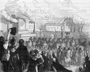 Überführung der Asche von Voltaire zum Pantheon am 11. Juli von Anonymous Anonymous