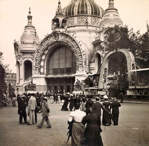 Weltausstellung 1900 - Exposition Universelle de 1900 in Paris: Palais de la Metallurgie - Private Sammlung