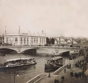 Weltausstellung von 1900 - Exposition Universelle de 1900 in Paris: Der Palais des Congres - Private Sammlung
