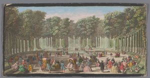 Blick auf den Wassergarten, Versailles