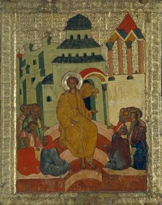 Der Unglaube des Heiligen Thomas, 1497 von Anonymous Russian icon painter