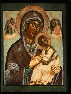 Die Muttergottes der Passion Strastnaya, 17. Jahrhundert von Anonymous Russian icon painter