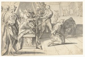 Rechtsprechung von Graf Wilhelm III. dem Guten über den Vogt von Südholland von Anthonie Blocklandt