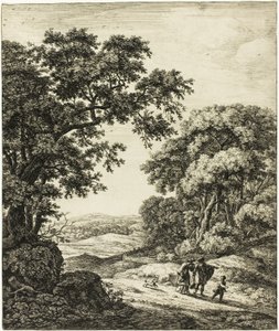 Hagars Abreise, aus Sechs Landschaftsmotiven aus dem Alten Testament