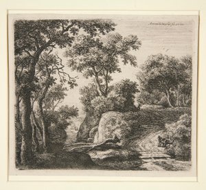 Die Plankenbrücke von Anthonie Waterloo